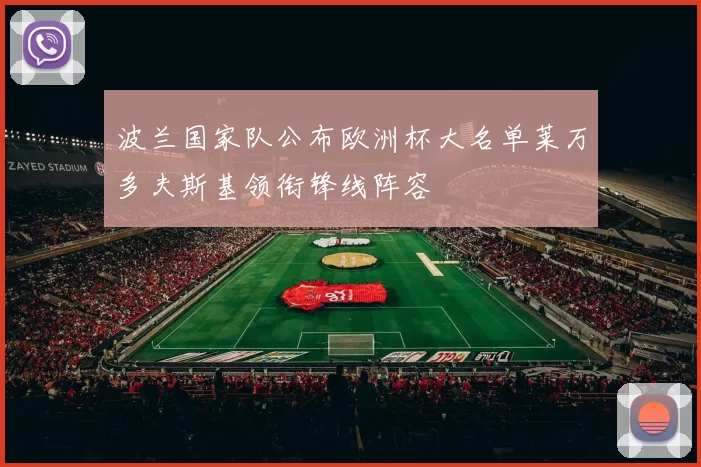 波兰国家队公布欧洲杯大名单莱万多夫斯基领衔锋线阵容